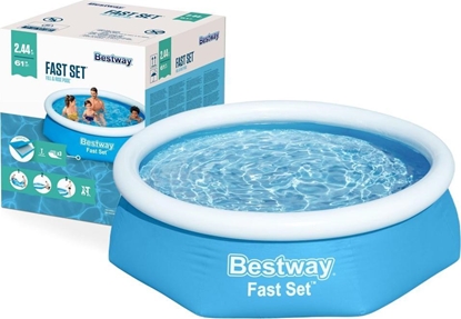 Attēls no Bestway Basen Ogrodowy Rozporowy 2,44 x 61 cm Bestway 57448