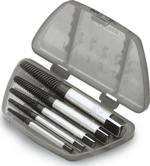 Picture of Beta Tools KOMPLET WYKRTAK DO USZKODZONYCH RUB I SZPILEK 6SZT.BETA - 1430/S6 - 1430/S6