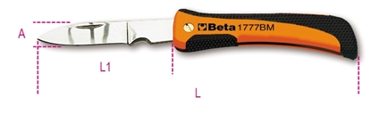 Picture of Beta Tools Nó skadany 190mm (017770100)