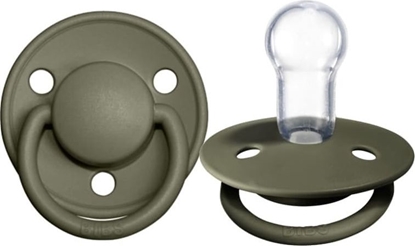 Picture of Bibs Bibs De Lux Smoczek uspokajajcy silikonowy Green Hunter 0-36 m Bibs