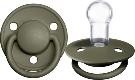 Picture of Bibs Bibs De Lux Smoczek uspokajajcy silikonowy Green Hunter 0-36 m Bibs