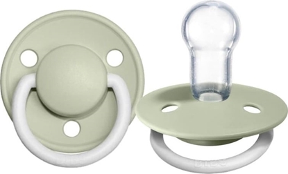 Picture of Bibs Bibs De Lux Smoczek uspokajajcy silikonowy Sage Night 0-36 m Bibs