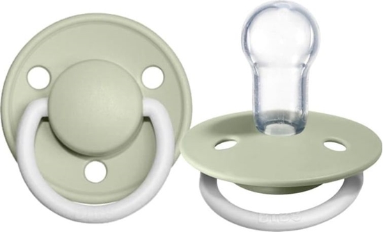 Picture of Bibs Bibs De Lux Smoczek uspokajajcy silikonowy Sage Night 0-36 m Bibs
