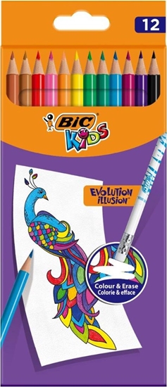 Изображение Bic Kredki oówkowe Kids Evolution Illusion 12 kol BIC