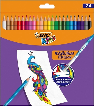 Изображение Bic Kredki oówkowe Kids Evolution Illusion 24 kol BIC