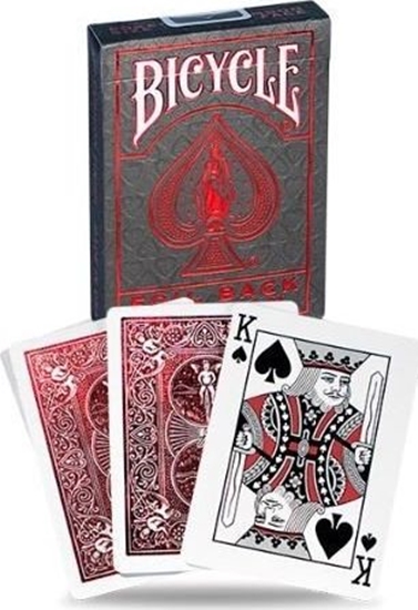 Picture of Bicycle Karty Metalluxe czerwone