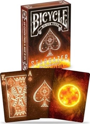 Attēls no Bicycle Karty Stargazers Sun Sunspot