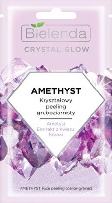 Изображение Bielenda Bielenda Crystal Glow Kryształowy Peeling gruboziarnisty Amethyst 8g