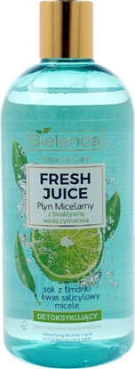 Attēls no Bielenda Fresh Juice Płyn micelarny detoksykujący z wodą cytrusową Limonka 500ml