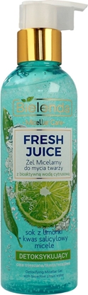 Picture of Bielenda Fresh Juice Żel micelarny detoksykujący z wodą cytrusową Limonka 190g