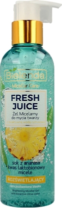 Изображение Bielenda Fresh Juice Żel micelarny rozświetlający z wodą cytrusową Ananas 190g