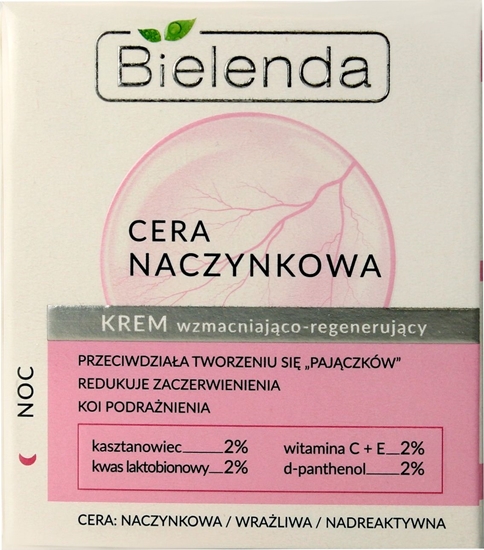 Picture of Bielenda Krem do twarzy Cera Naczynkowa wzmacniajco-regenerujcy 50ml