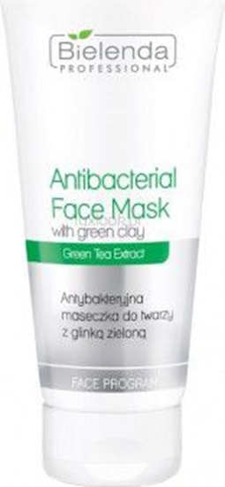 Picture of Bielenda Professional Antibacterial Face Mask With Green Clay Antybakteryjna maseczka do twarzy z glink zielon 150g