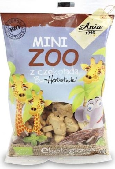 Picture of Bio Ania CIASTECZKA Z CZEKOLAD MINI ZOO BIO 100 g - BIO ANIA