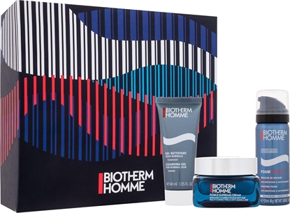 Picture of Biotherm BIOTHERM SET (HOMME CLEANSING GEL 40ML + HOMME FOAM SHAVE 50ML + HOMME FORCE SUPREME CREAM 50ML)