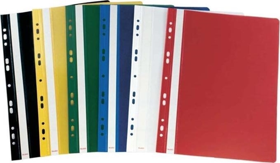 Picture of Biurfol Skoroszyt plastikowy z perforacj A4 BIUR-FOL SPP-02-05 czarny PP 20szt