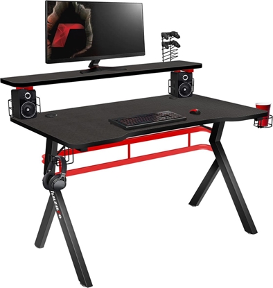 Picture of Biurko Huzaro Hero 5.0 Czerwone 120 cmx60 cm