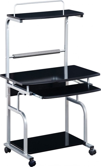 Picture of Biurko komputerowe mobilne z nadstawką