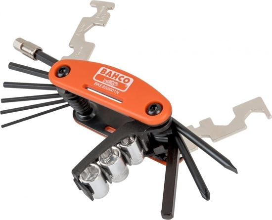 Изображение Bahco BAHCO MULTI ZESTAW ROWEROWY / KIESZONKOWE KLUCZE DO ROWERU BAHBKE850901N