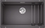 Attēls no Zlewozmywak Blanco Etagon 700-U Silgranit szaro skay z korkiem InFino, szyny (525168)