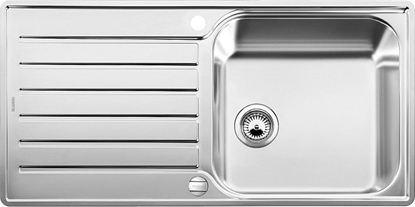 Изображение Zlewozmywak Blanco Lantos XL 6 S-IF stal szczotkowana z korkiem automatycznym (519709)