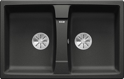 Изображение Zlewozmywak Blanco  Lexa 8 Silgranit PuraDur Antracyt odwracalny, InFino