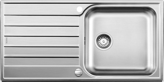 Изображение Zlewozmywak Blanco Livit XL 6 S stal szczotkowana z korkiem automatycznym (518519)