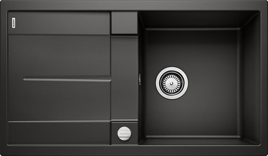 Picture of Zlewozmywak Blanco Metra 5 S Silgranit czarny korek automatyczny (525918)