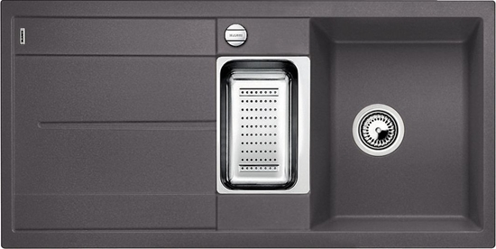 Изображение Zlewozmywak Blanco  Metra 6 S Silgranit PuraDur Szaro skay odwracalny, korek auto., odsczarka stalowa