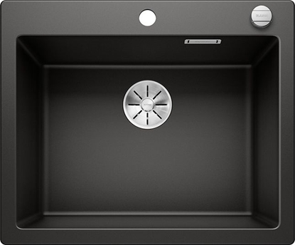Attēls no Zlewozmywak Blanco Pleon 6 Silgranit czarny z korkiem automatycznym InFino (525954)