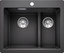 Изображение Zlewozmywak Blanco Pleon 6 Split Silgranit antracyt z korkiem InFino, komora z lewej (521689)