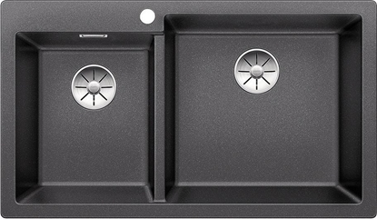 Attēls no Zlewozmywak Blanco Pleon 9 Silgranit antracyt z korkiem InFino (523057)