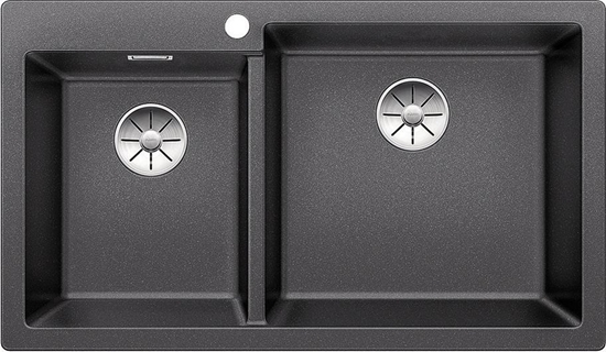 Picture of Zlewozmywak Blanco Pleon 9 Silgranit antracyt z korkiem InFino (523057)