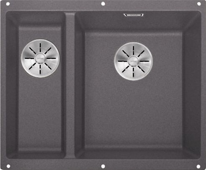 Attēls no Zlewozmywak Blanco Subline 340/160-U Silgranit szaro skay z korkiem InFino, komora z prawej (523559)