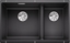 Изображение Zlewozmywak Blanco Subline 430/270-U Silgranit antracyt z korkiem InFino, komora z lewej (523151)