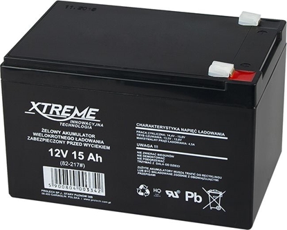 Picture of Akumulator żelowy 12V 15Ah XTREME