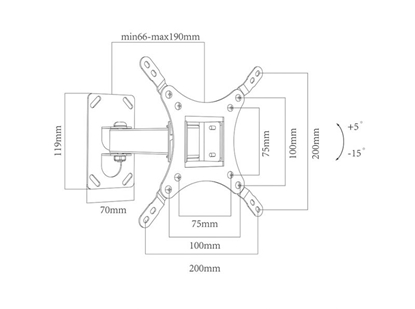 Attēls no Blow Uchwyt cienny 76-853 10'' - 37''