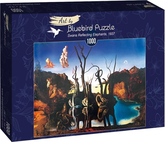 Picture of Bluebird Puzzle Puzzle 1000 Salvador Dali, Łabędzie, 1937