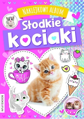 Изображение Books And Fun Naklejkowy album Słodkie kociaki