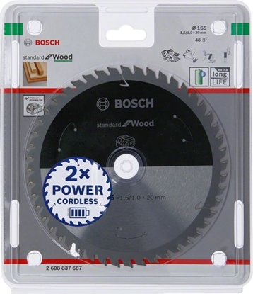 Изображение Bosch STANDARD FOR WOOD circular saw blade 16.5 cm 1 pc(s)