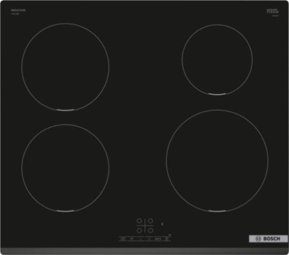 Attēls no Bosch Hob PIE631BB5E Series 4  Induction, Number of burners/cooking zones 4, Touch, Timer, Black