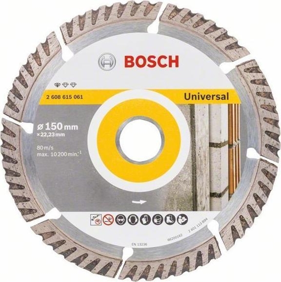 Изображение Bosch TARCZA DIAMENTOWA BUDOWLANA S4U 150MM