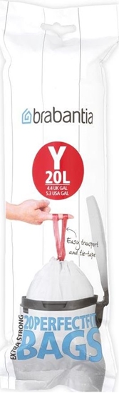 Изображение Brabantia PerfectFit Bin Liner Type Y, 20 L, 20 Bags