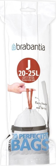 Изображение Brabantia PerfectFit Bin Liner Type J 20-25 L, 20 Bags