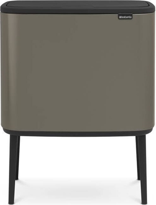 Attēls no Brabantia Waste Bin Bo Touch Bin Platinum, 3 x 11 L