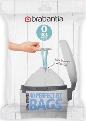 Изображение Brabantia Worki na mieci rozmiar O 30l 40 sztuk 124846