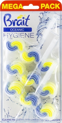 Picture of Brait Brait Hygiene & Fresh Kostka toaletowa do WC 2-fazowa Oceanic 1op.-3x45g