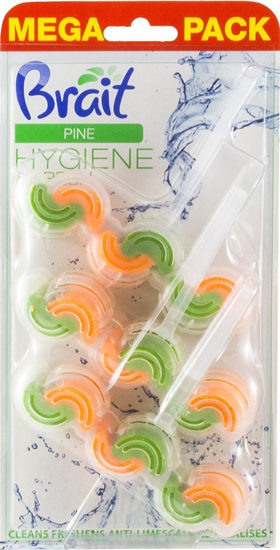 Picture of Brait Brait Hygiene & Fresh Kostka toaletowa do WC 2-fazowa Pine 1op.-3x45g