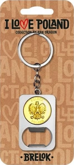 Picture of Breloczek Pan Dragon Brelok I love Poland Polska ILP-BRE-B-PL-05