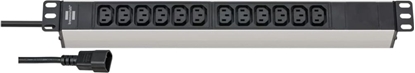 Attēls no Brennenstuhl  Listwa zasilajca 19" Alu-Line 12x IEC C13 2m (438455)
